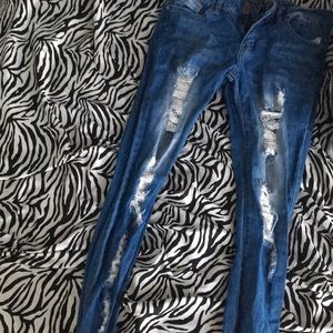 Ripped VIP jeans